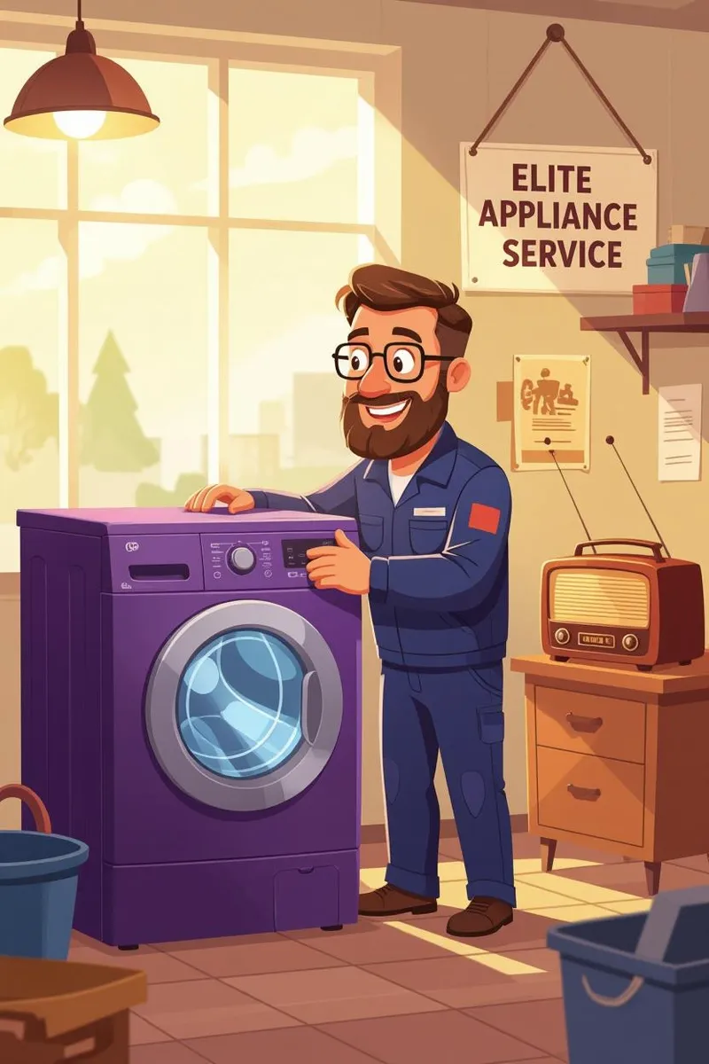 Appliance technician providing professional repair service
